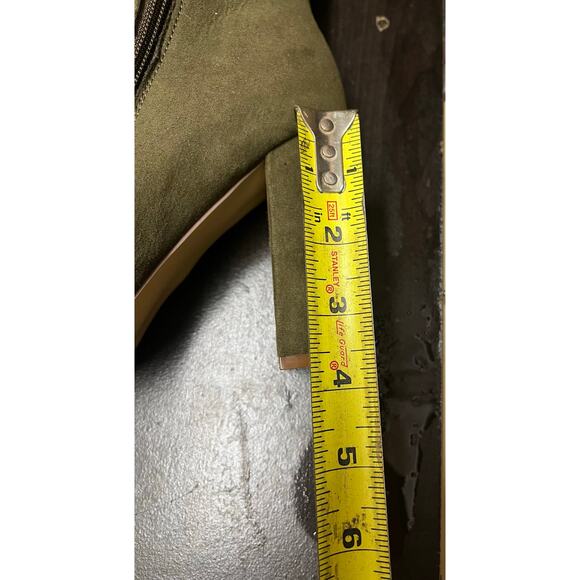 Just Fabulous Olive Green Long Boots Size 8.5 - Picture 8 of 9